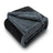 Miami blue reversible pet blanket in large size