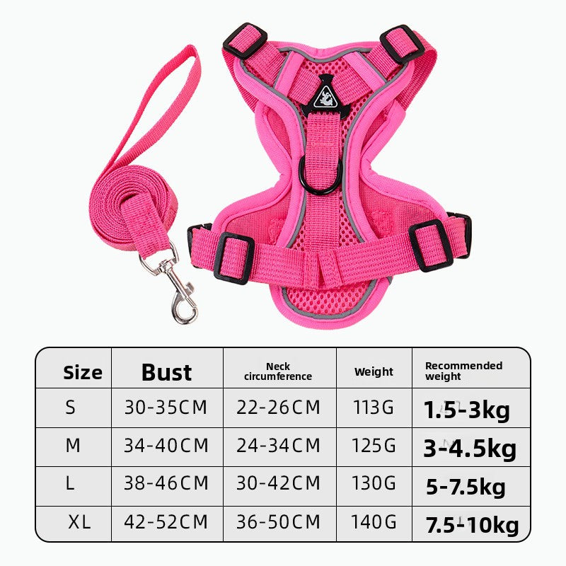 H-shaped cat harness and lead set in polyester, product image 8