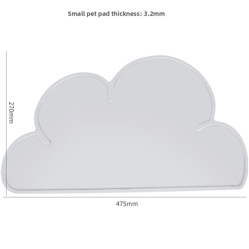 Ceramic Pet Bowl with Anti-Spill Design and Silicone Pad