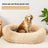 Long plush washable dog and cat bed with thick padding, photo 4