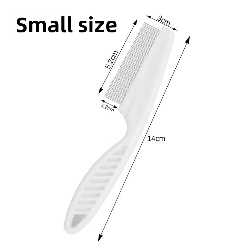 Pet Hair Removal Needle Comb and Fine-Tooth Flea Comb Set