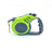 Automatic retractable dog leads shown in five bright colours
