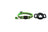 Reflective breakaway cat collar with silicone AirTag holder sleeve and bell, view 25