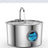 Stainless Steel Pet Water Fountain 3.2L with Filters, USB Powered
