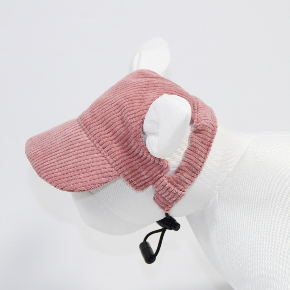 Corduroy sun hat for dogs and cats, available in 3 colours, image 19