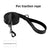 Wipe clean PVC dog leads in yellow, blue and black