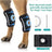 Polyester dog knee pads protecting leg joints of senior dogs in Knee Pad, front view