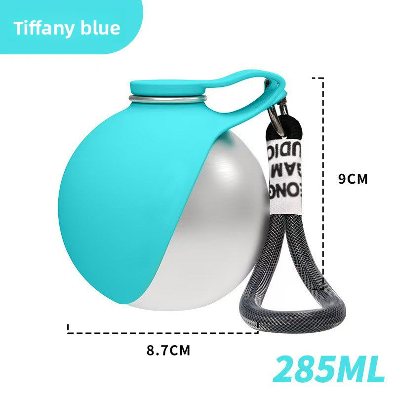 Portable Pet Water Bottle with Foldable Cup
