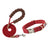 Padded dog collar with cotton lining, ideal for everyday use