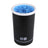 Black and white electric pet paw cleaner with silicone brushes, photo 8
