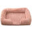 Round Enclosed Plush Cat Bed for Cats and Small Dogs