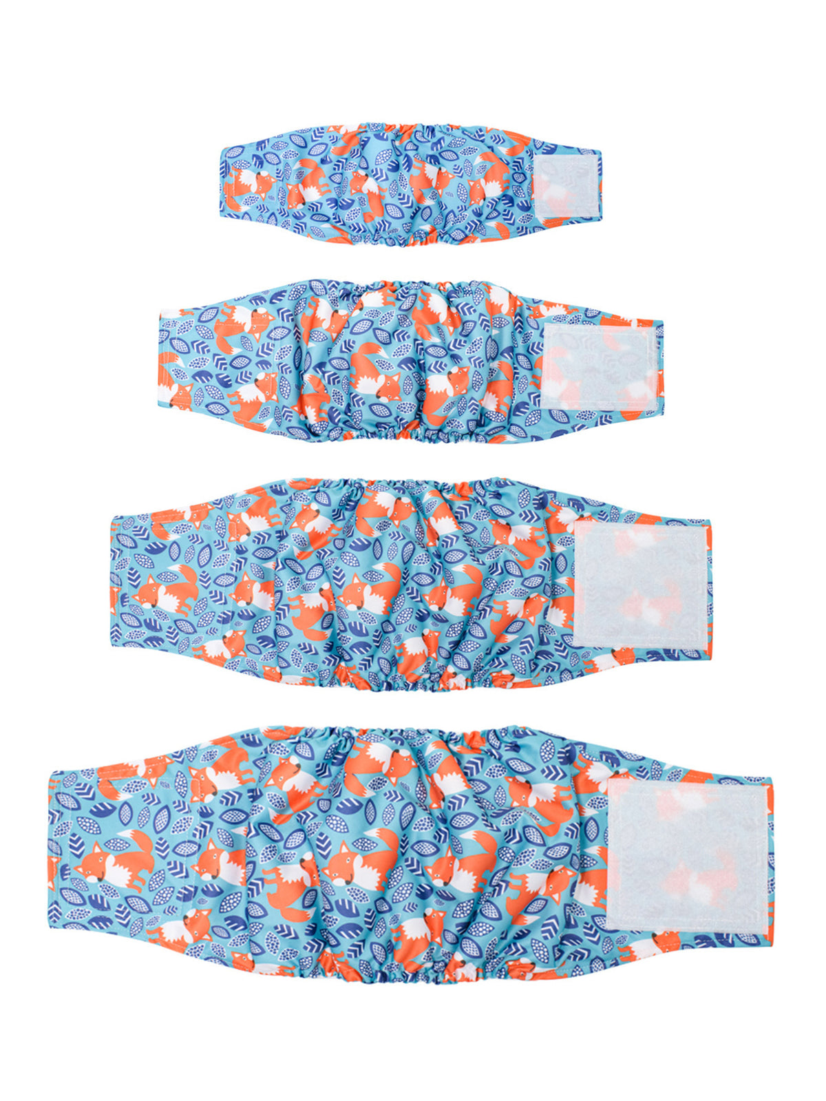 Washable Reusable Male Dog Diaper with Leak-Proof Absorbent Layer, Sizes S to XL