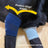 Pair of dog knee pads with cute animal prints and elastic cuffs, view 2