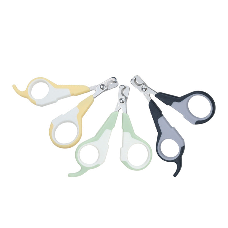 Stainless Steel Pet Nail Clippers with Ergonomic Handle