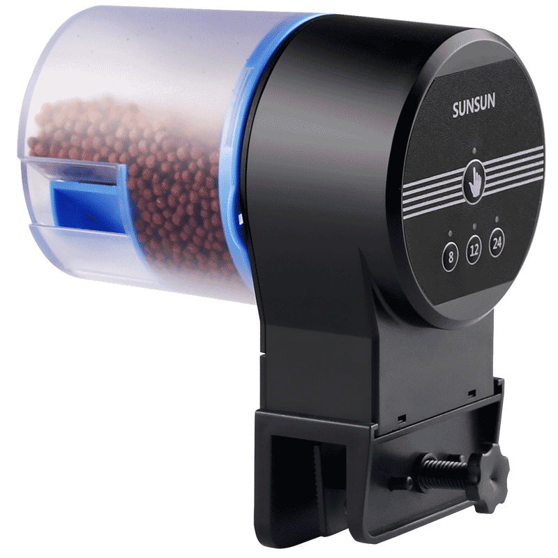 Automatic aquarium fish feeder with timer for fish tanks, view 5