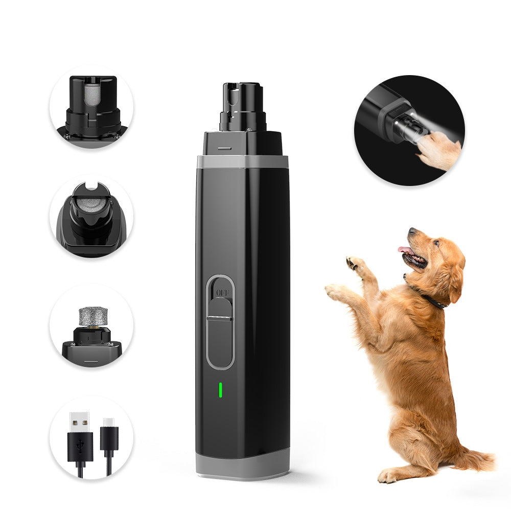Dual Mode Pet Nail Grinder with Two Replaceable Guards