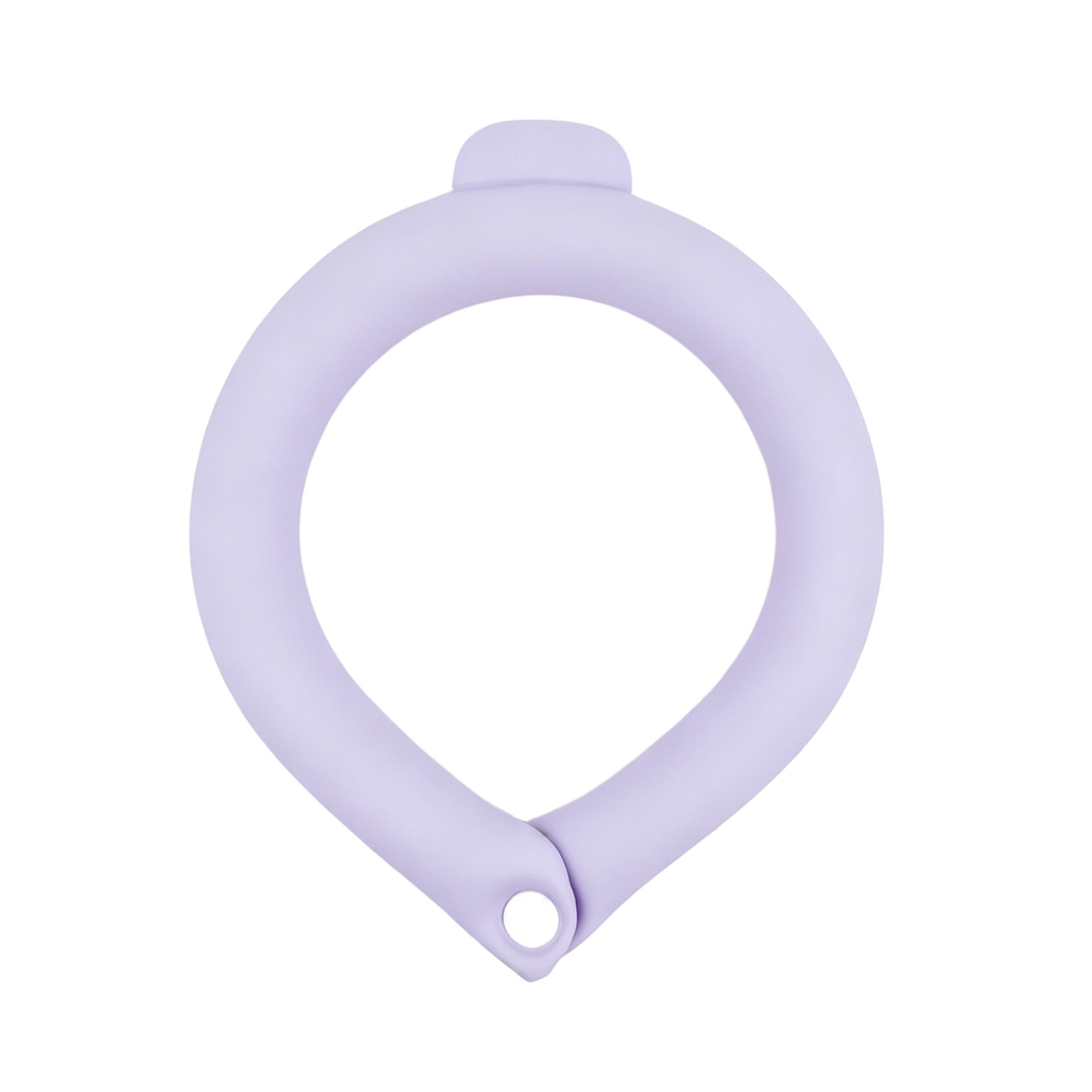 Cooling collar for dogs and cats in Teal, front view