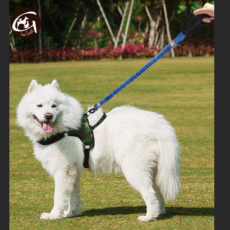 Elastic bungee dog lead with zinc alloy hook, product image 4