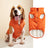 Padded button up dog vests in eleven colours