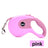 Retractable dog lead with anti-slip grip, ideal for everyday use