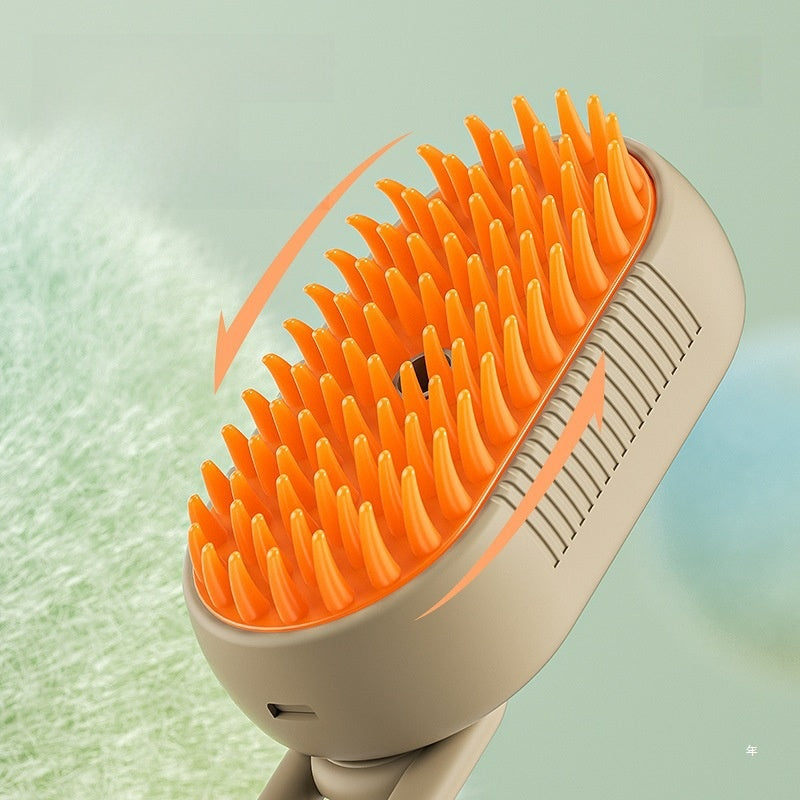 Spray Massage Grooming Brush for Dogs and Cats, Hair Removal