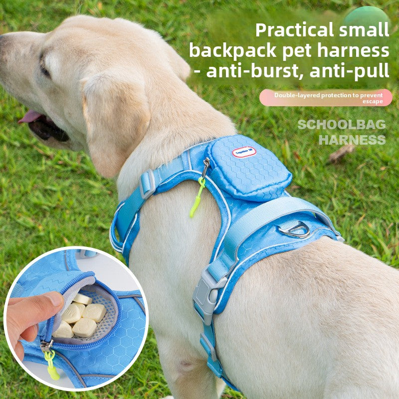 Reflective harness for medium to giant dogs, main product photo
