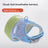 Printed harness and lead for dogs and cats, 3 sizes available
