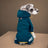 Hooded reflective four leg dog raincoats in four bright colours