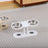 Adjustable height wooden pet feeder stand in natural wood