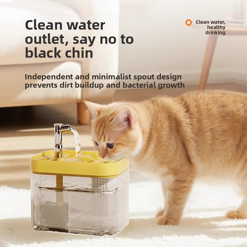 Automatic Pet Water Dispenser with Silent Pump and Sensor Refill for Cats and Small Dogs
