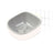 Blue hanging slow feeder pet bowl clipped to a crate, photo 17