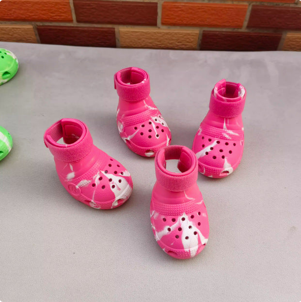 Waterproof EVA dog rain boots, available in 2 colours, sizes Medium to 2XL, image 11