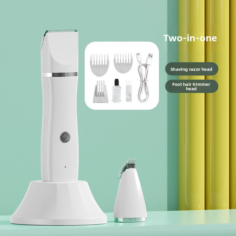 Rechargeable Pet Grooming Clipper Set with Comb Attachments