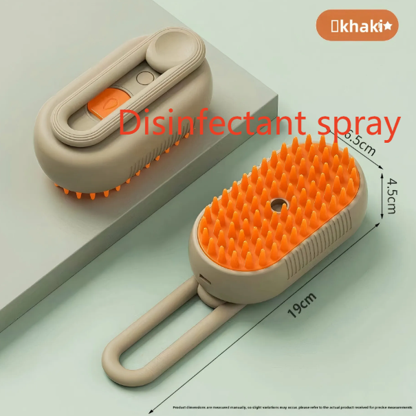 Handle Spray Brush with Massage, Anti-Static Mist Grooming Comb