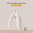 LED Pet Nail Clippers with Anti-Splash Cover and Bloodline Light