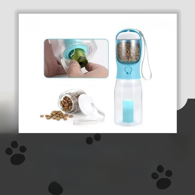 Portable Foldable Pet Drinking Cup, 300ml No-Spill Outdoor Water Feeder for Dogs and Cats