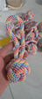 Press sound squeaky plush dog toy sausage or ball - photo 8