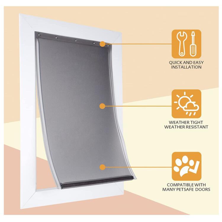 Soft flexible plastic pet door flap for cats and dogs, photo 3