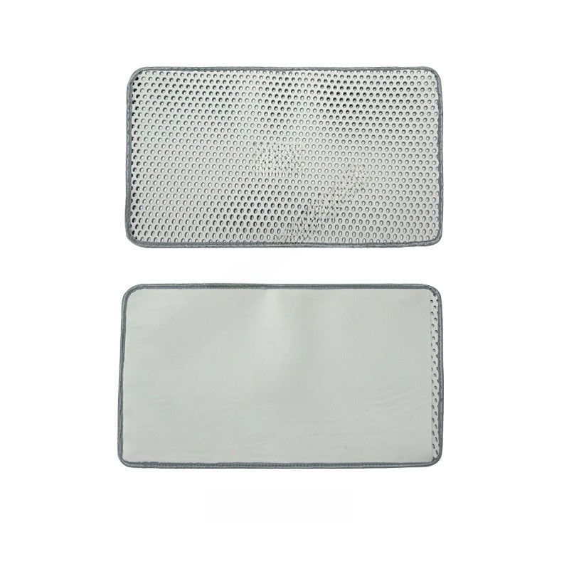 Double Layer Cat Litter Trapper Mat, Flat or Raised Edge Design