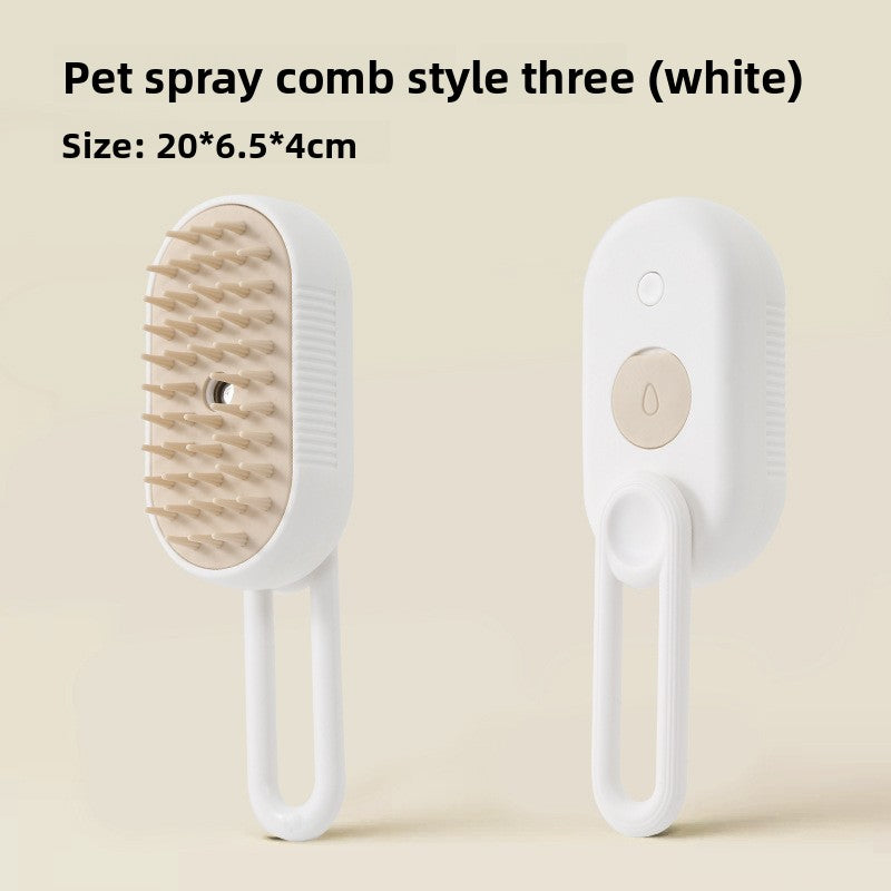 Cordless Steam Spray Comb for Dogs and Cats, USB Rechargeable