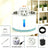 2.4L Pet Water Fountain with Flower-Shaped Spout, Filter and Quiet Pump for Cats