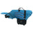 Dog swim vest with reflective angel wings in Orange, close-up detail