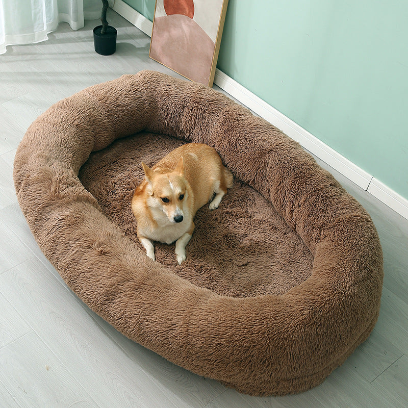 Extra Large Plush Pet Bed and Sofa Mat, Removable Washable
