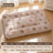 Thick plush pet sleeping mat with brown bear print, view 18
