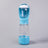 3-in-1 portable dog water bottle with food box in Sky Blue, front view