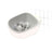 Blue hanging slow feeder pet bowl clipped to a crate, photo 10