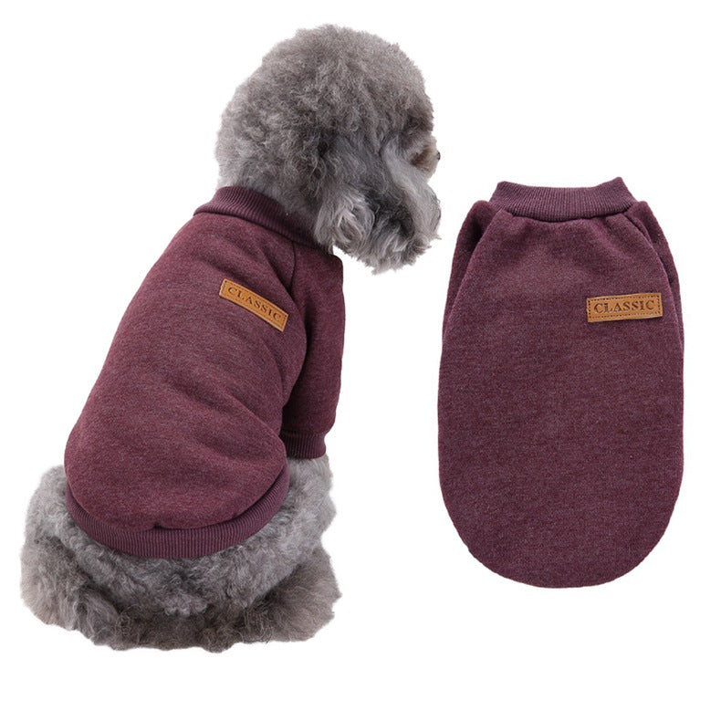 Soft knit fleece jumper for small dogs and cats, available in 12 colours, image 6