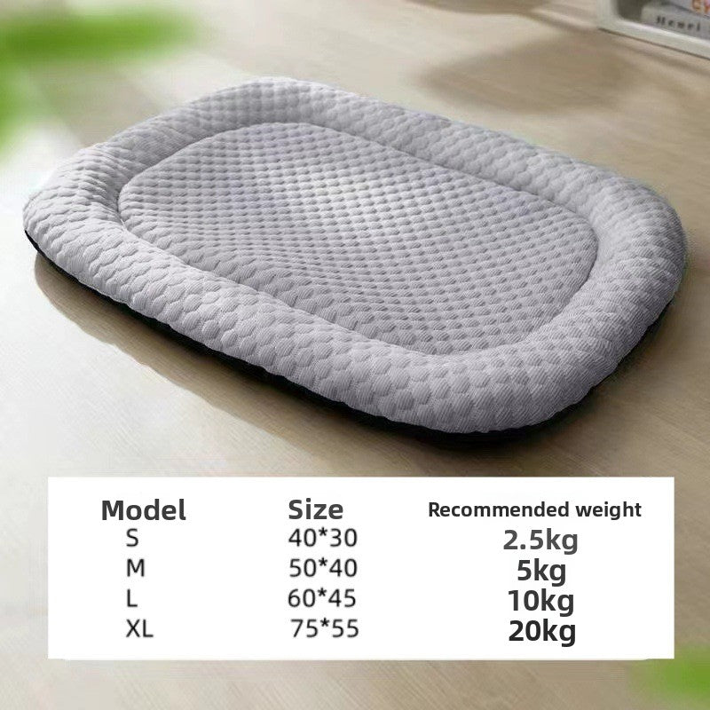 Ocean blue cooling bead mat for cats and small dogs, photo 8