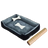 Soft pet bed with blanket, mat and bone pillow, extra detail view