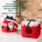 Fleece-lined Christmas pet house for cats and small dogs, main product photo